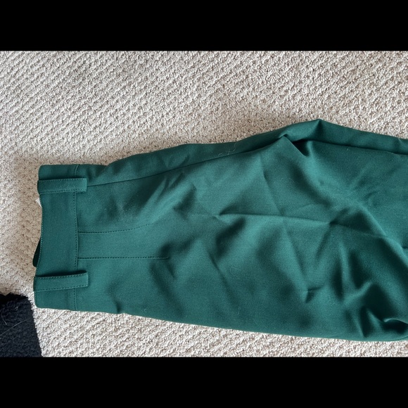 Zara full length pants - dark green - Picture 3 of 4
